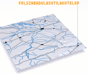 3d view of Felszabadulás Úti Lakótelep