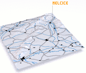 3d view of Melčice