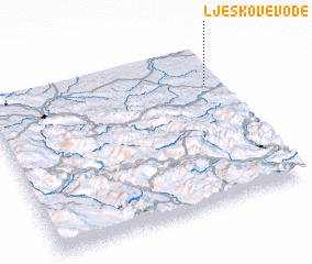 3d view of Ljeskove Vode