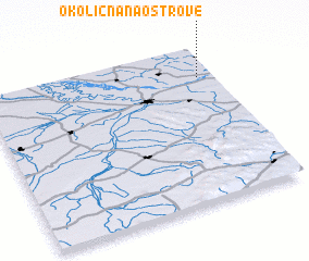 3d view of Okoličná na Ostrove