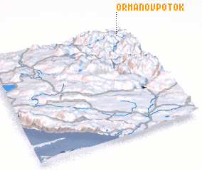 3d view of Ormanov Potok