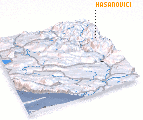 3d view of Hasanovići