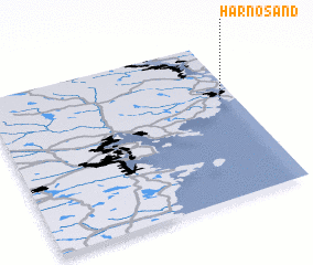 3d view of Härnösand