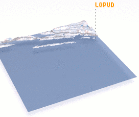 3d view of Lopud