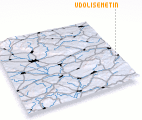 3d view of Údolí Semetín