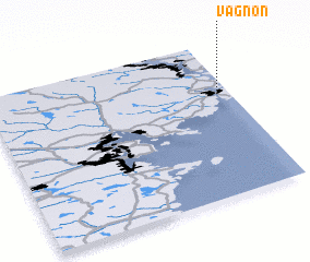 3d view of Vägnön