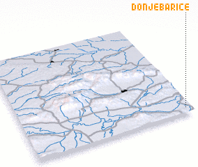 3d view of Donje Barice