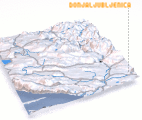 3d view of Donja Ljubljenica