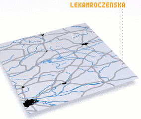 3d view of Łęka Mroczeńska