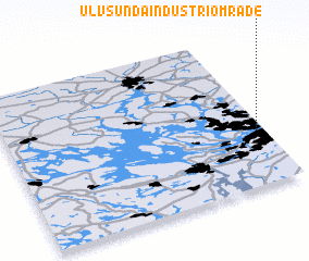 3d view of Ulvsunda Industriområde