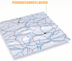 3d view of Podravska Moslavina