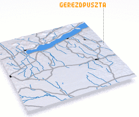 3d view of Gerézdpuszta