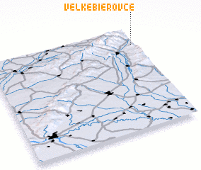 3d view of Veľké Bierovce