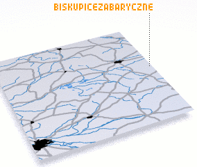 3d view of Biskupice Zabaryczne