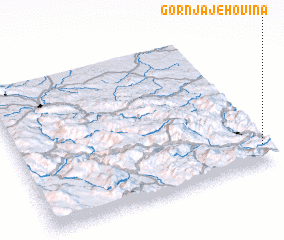3d view of Gornja Jehovina