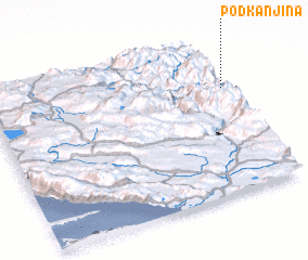 3d view of Podkanjina