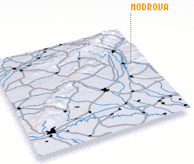 3d view of Modrová