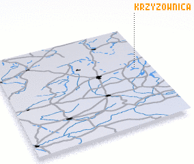 3d view of Krzyżownica