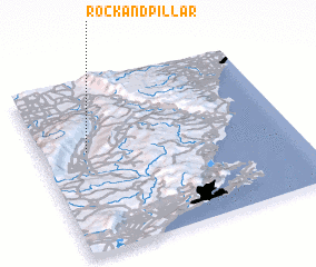 3d view of Rock and Pillar