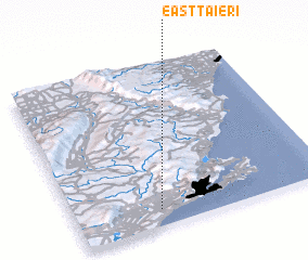 3d view of East Taieri