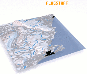 3d view of Flagstaff