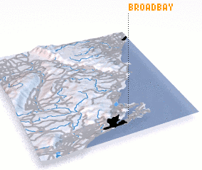 3d view of Broad Bay