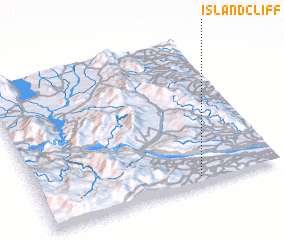 3d view of Island Cliff