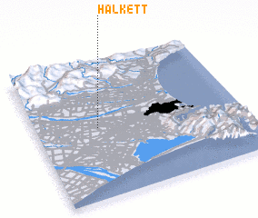 3d view of Halkett