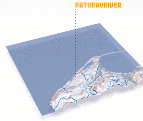 3d view of Paturau River