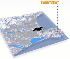 3d view of Barrys Bay