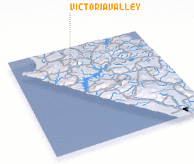 3d view of Victoria Valley