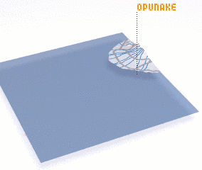 3d view of Opunake