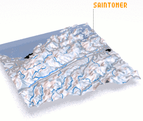 3d view of Saint Omer