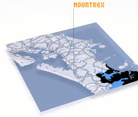 3d view of Mount Rex