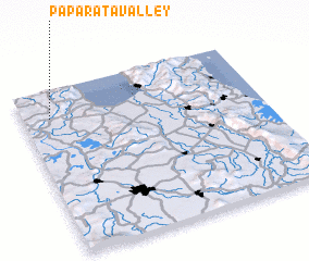 3d view of Paparata Valley