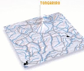 3d view of Tongariro