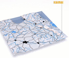 3d view of Kaimai