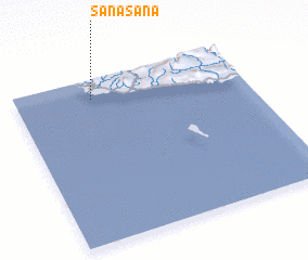 3d view of Sanasana
