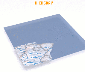 3d view of Hicks Bay