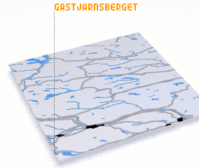 3d view of Gåstjärnsberget