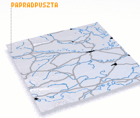 3d view of Páprádpuszta