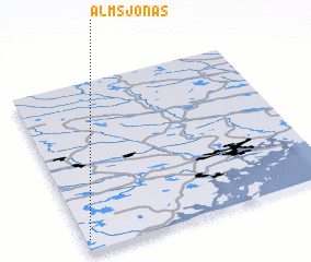 3d view of Almsjönäs