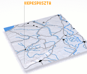 3d view of Képespuszta