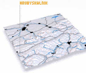 3d view of Hrubý Skalník