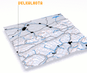 3d view of Velká Lhota