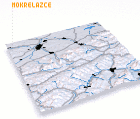 3d view of Mokré Lazce