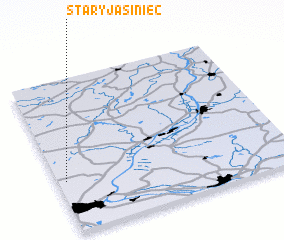 3d view of Stary Jasiniec