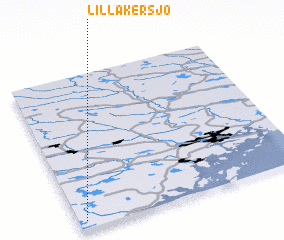 3d view of Lillåkersjö