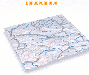 3d view of Donje Ponihovo