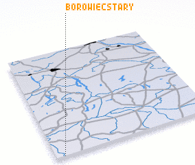 3d view of Borowiec Stary